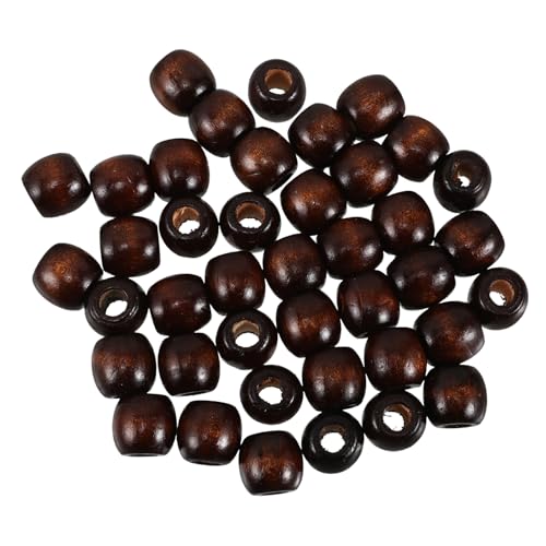 BESPORTBLE 50 Stück Holzperlen Abacus Spacer Beads für Diy Schmuckherstellung Natürliche Holzscheiben für Armbänder Handgefertigt von BESPORTBLE