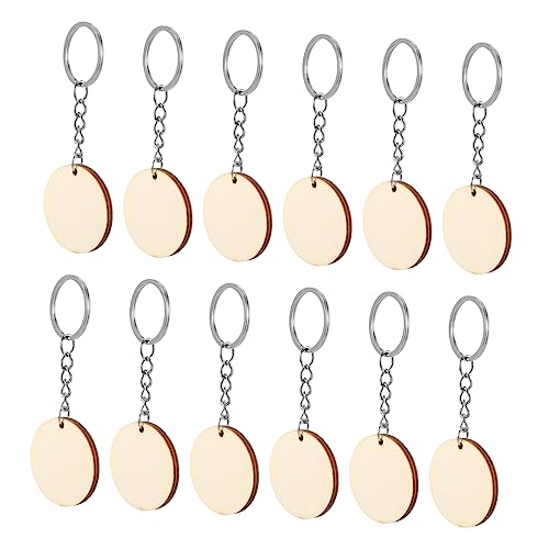 BESPORTBLE 50 Stück Holzscheiben Schlüsselanhänger Diy Schlüsselringe Blanko Holzanhänger für Bastelarbeiten Personalisierung Dekoration Leicht Tragbar für BESPORTBLE 50 Stück Holzscheiben Schlüsselanhänger Diy Schlüsselringe Blanko Holzanhänger für Bastelarbeiten Personalisierung Dekoration Leicht Tragbar für von BESPORTBLE