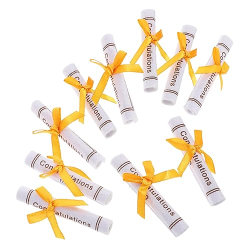 BESPORTBLE 50 Stück Miniatur Zertifikat für Abschlussfeiern Dekorative und DIY Abschlussaccessoires für Graduierungsfeiern und Kreative Dekorationen Zufällige Farbe BESPORTBLE 50 Stück Miniatur Zertifikat für Abschlussfeiern Dekorative und DIY Abschlussaccessoires für Graduierungsfeiern und Kreative Dekorationen Zufällige Farbe von BESPORTBLE