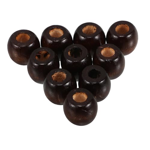 BESPORTBLE 50 Stück Natürliche Holzperlen Spacer Beads für Schmuckherstellung Armbänder Halsketten DIY Basteln Holzperlen für Handwerk und Zählhilfe von BESPORTBLE