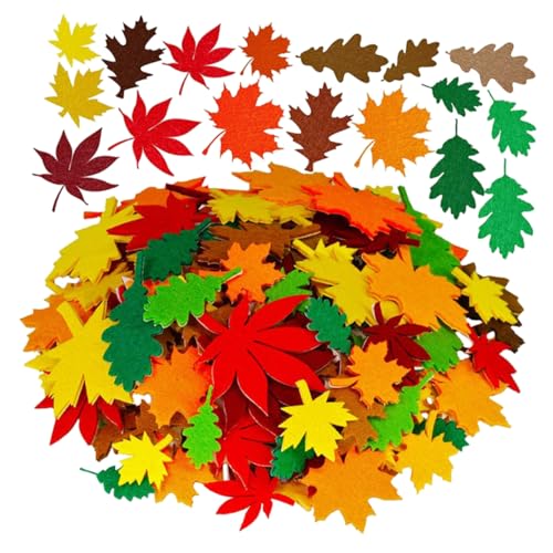 BESPORTBLE 528 Stück Teiliges Thanksgiving Fensteraufkleber Selbstklebende Bunte Baum und Sticker Langlebig Dekorativ für Fenster Wände und DIY Bastelprojekte Festliche Herbstdeko von BESPORTBLE