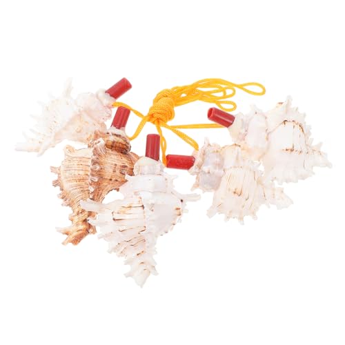 BESPORTBLE 5Stücke Conch Förmige Pfeifen Teiliges Kreatives Pfeifenspielzeug für Anhänger für Outdoor Training und Langlebig für Kreative Spielstunden von BESPORTBLE