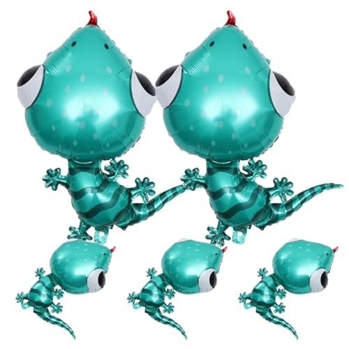 BESPORTBLE 5Stücke Gecko Folienballons Luftballons für Tier Mottopartys Lebendige Dekoration für Kindergeburtstage Langlebig und Einfach zu Verwenden BESPORTBLE 5Stücke Gecko Folienballons Luftballons für Tier Mottopartys Lebendige Dekoration für Kindergeburtstage Langlebig und Einfach zu Verwenden von BESPORTBLE