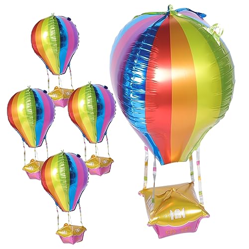 BESPORTBLE 5Stücke Heißluftballon Deko Aus Aluminiumfolie Luftballons Für Geburtstagsfeiern Hochzeiten Und Dekorative Für Unvergessliche BESPORTBLE 5Stücke Heißluftballon Deko Aus Aluminiumfolie Luftballons Für Geburtstagsfeiern Hochzeiten Und Dekorative Für Unvergessliche von BESPORTBLE