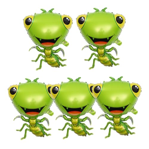 BESPORTBLE 5Stücke Mantis Folienballons Cartoon Tier Luftballons für Kindergeburtstag und Partydekoration Realistische Farben Geschenkidee für Kleine BESPORTBLE 5Stücke Mantis Folienballons Cartoon Tier Luftballons für Kindergeburtstag und Partydekoration Realistische Farben Geschenkidee für Kleine von BESPORTBLE
