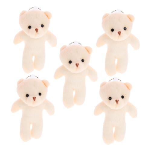 BESPORTBLE 5Stücke Plüsch Bär Schlüsselanhänger Teiliges Dekoration für DIY Projekte und Wohnaccessoires Süße Bärenpuppe für Kreative Bastelarbeiten und Geschenkideen BESPORTBLE 5Stücke Plüsch Bär Schlüsselanhänger Teiliges Dekoration für DIY Projekte und Wohnaccessoires Süße Bärenpuppe für Kreative Bastelarbeiten und Geschenkideen von BESPORTBLE