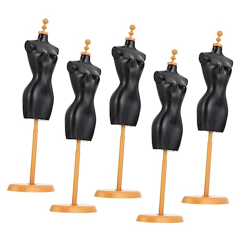 BESPORTBLE 5Stücke Teiliges Puppenständer Verstellbare Puppenhalter für Kleidung DIY Zubehör Stabiler Puppenständer für Kreative für Puppenbekleidung und Display von BESPORTBLE