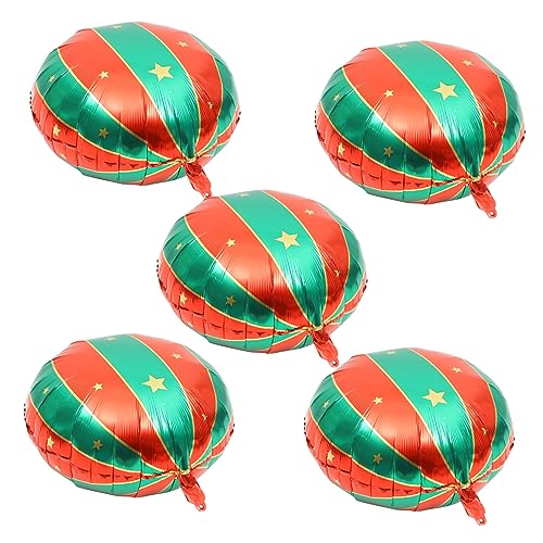 BESPORTBLE 5Stücke Weihnachtsballons aus Aluminiumfolie Festliche Dekorationen für Weihnachtsfeiern Vielseitige Luftballons zur Raumgestaltung für Fotos und Party BESPORTBLE 5Stücke Weihnachtsballons aus Aluminiumfolie Festliche Dekorationen für Weihnachtsfeiern Vielseitige Luftballons zur Raumgestaltung für Fotos und Party von BESPORTBLE