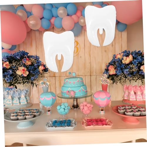 BESPORTBLE 5Stücke Zahnförmige Pe Luftballons Aufblasbare Große Dekorative Ballons für Babypartys Geburtstagsfeiern und Fotohintergründe Charmante Partydekorationen für Unvergessliche BESPORTBLE 5Stücke Zahnförmige Pe Luftballons Aufblasbare Große Dekorative Ballons für Babypartys Geburtstagsfeiern und Fotohintergründe Charmante Partydekorationen für Unvergessliche von BESPORTBLE