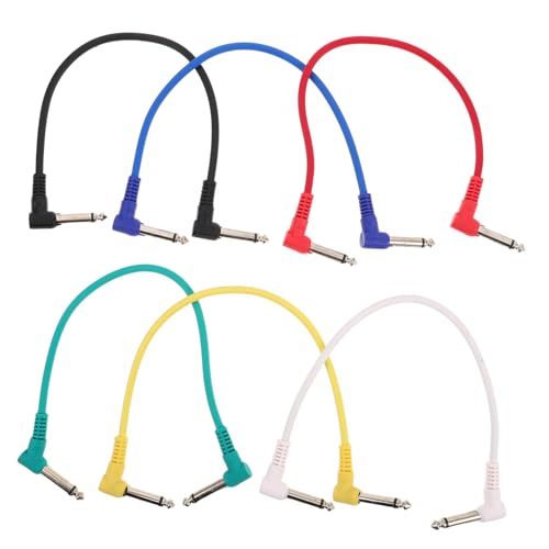 BESPORTBLE 6 Stück Bass Pedal Patchkabel für Gitarre Audio Geräte Flexibles Geräuscharmes Verbindungskabel für Effektive Nutzung Verschiedenen Szenarien BESPORTBLE 6 Stück Bass Pedal Patchkabel für Gitarre Audio Geräte Flexibles Geräuscharmes Verbindungskabel für Effektive Nutzung Verschiedenen Szenarien von BESPORTBLE