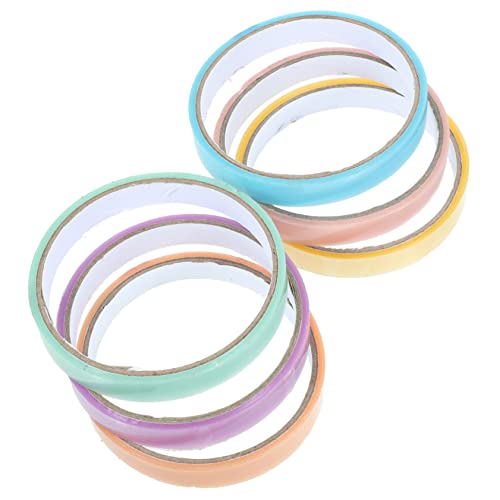 BESPORTBLE 6 Stück Klebeband für Kleballspielzeug Multifunktionales Selbstklebendes Band für Kreative DIY Projekte für Bastelarbeiten Breit Farben BESPORTBLE 6 Stück Klebeband für Kleballspielzeug Multifunktionales Selbstklebendes Band für Kreative DIY Projekte für Bastelarbeiten Breit Farben von BESPORTBLE