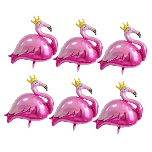 BESPORTBLE 6 Stück Krone Flamingo Luftballons aus Aluminiumfolie Dekoration für Hawaiianische Partys Strandfeiern und Geburtstagsfeiern BESPORTBLE 6 Stück Krone Flamingo Luftballons aus Aluminiumfolie Dekoration für Hawaiianische Partys Strandfeiern und Geburtstagsfeiern von BESPORTBLE