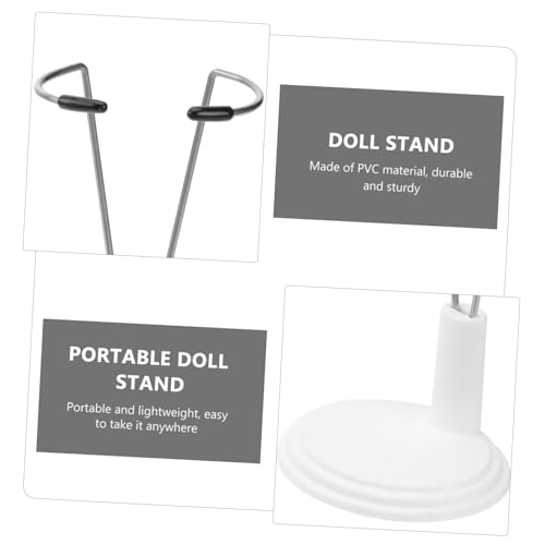 BESPORTBLE 6 Stück Puppenständer aus Langlebigem PVC Hohe Stütze für Puppen und Spielzeugmodelle Weißer Displayständer für Zuhause Laden und Markt Platzsparend und Tragbar BESPORTBLE 6 Stück Puppenständer aus Langlebigem PVC Hohe Stütze für Puppen und Spielzeugmodelle Weißer Displayständer für Zuhause Laden und Markt Platzsparend und Tragbar von BESPORTBLE
