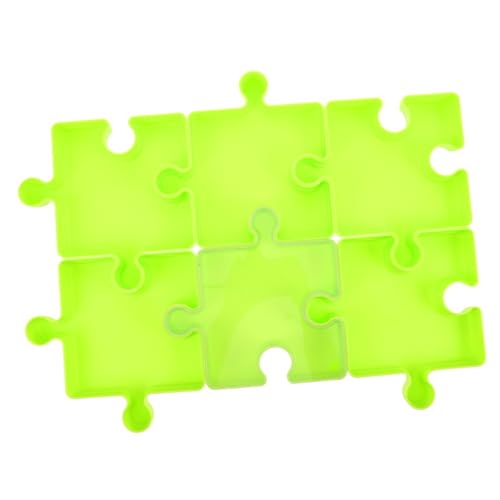 BESPORTBLE 6 Stück Puzzle Aufbewahrungstabletts mit Deckel Teiliges aus Robustem Plastik Stapelbare Sortierbox für Puzzles und Bastelprojekte Schützt vor und Fördert Logisches von BESPORTBLE