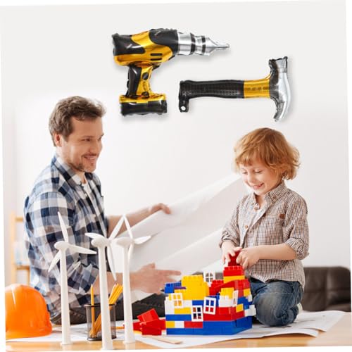 BESPORTBLE 6 Stück Teiliges Baustellen Reparaturwerkzeug Folienballon Geburtstag Party Deko Hammer und Bohrmaschine Ballons Kindergeburtstag Luftballons Kreative Partydekoration BESPORTBLE 6 Stück Teiliges Baustellen Reparaturwerkzeug Folienballon Geburtstag Party Deko Hammer und Bohrmaschine Ballons Kindergeburtstag Luftballons Kreative Partydekoration von BESPORTBLE