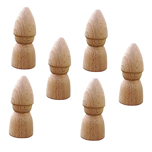 BESPORTBLE 6 Stück Teiliges DIY Holzpuppen Bastelset Beige Handbemalte Holzfiguren zum Bemalen Bastelspielzeug Pädagogisch Kreative Tischdeko für Junge Mädchen BESPORTBLE 6 Stück Teiliges DIY Holzpuppen Bastelset Beige Handbemalte Holzfiguren zum Bemalen Bastelspielzeug Pädagogisch Kreative Tischdeko für Junge Mädchen von BESPORTBLE