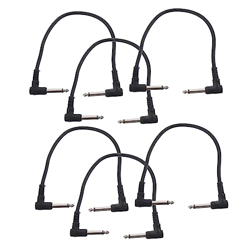 BESPORTBLE 6 Stück Teiliges Gitarren Patchkabel Langlebiges Audio Kabel für Gitarre Bass Effektpedale Verbindungskabel für Musikinstrumente Robustes PVC Geräuschreduzierend BESPORTBLE 6 Stück Teiliges Gitarren Patchkabel Langlebiges Audio Kabel für Gitarre Bass Effektpedale Verbindungskabel für Musikinstrumente Robustes PVC Geräuschreduzierend von BESPORTBLE