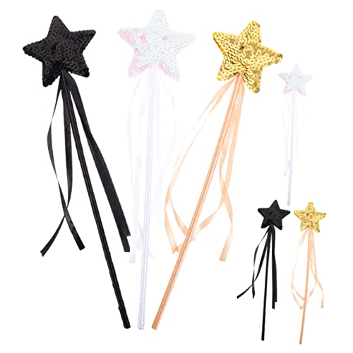 BESPORTBLE 6 Stück Teiliges Glitzernde Feenstäbe für Mädchen Magische Zauberstäbe mit Stern Design für Geburtstagsfeiern Halloween und Cosplay für Fantasievolles BESPORTBLE 6 Stück Teiliges Glitzernde Feenstäbe für Mädchen Magische Zauberstäbe mit Stern Design für Geburtstagsfeiern Halloween und Cosplay für Fantasievolles von BESPORTBLE