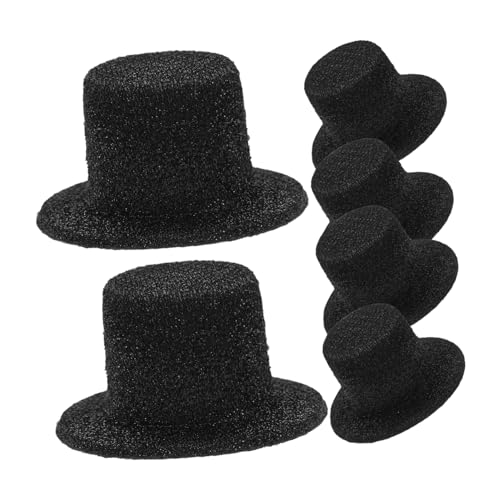 BESPORTBLE 6 Stück Teiliges Miniatur Zylinderhut Kleine Puppenhüte zum Basteln Stabile Mini Hüte für DIY Accessoires für Puppendekoration Weihnachts und Geburtstagsfeiern BESPORTBLE 6 Stück Teiliges Miniatur Zylinderhut Kleine Puppenhüte zum Basteln Stabile Mini Hüte für DIY Accessoires für Puppendekoration Weihnachts und Geburtstagsfeiern von BESPORTBLE