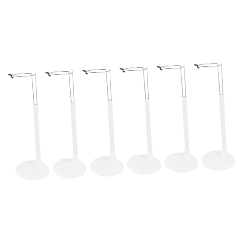 BESPORTBLE 6 Stück Teiliges Puppenständer Verstellbarer Halter für Puppen Vielseitiger Display Ständer für Figuren und Modelle für Tisch und Regalpräsentationen von BESPORTBLE