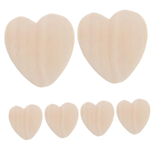 BESPORTBLE 6 Stück Unfinished Holzperlen Herzen Große Holzperlen für Bastelbedarf für Diy Schmuck Schlüsselanhänger und Kreative Projekte BESPORTBLE 6 Stück Unfinished Holzperlen Herzen Große Holzperlen für Bastelbedarf für Diy Schmuck Schlüsselanhänger und Kreative Projekte von BESPORTBLE