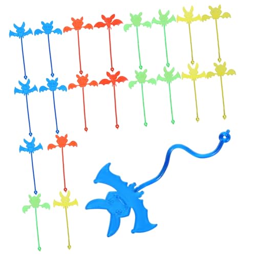 BESPORTBLE 60 Stück Elastische Fledermäuse für Kreative Halloween Prank Spielzeuge Flexible Party Goodie Bag Füller Interaktive Scherzartikel für Spaß und Geselligkeit von BESPORTBLE