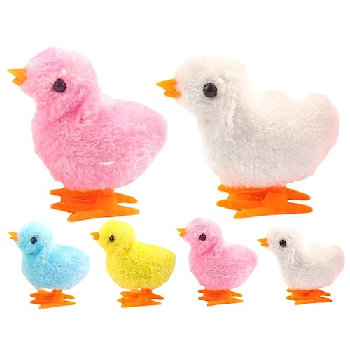 BESPORTBLE 6Stücke Aufziehbare Plüsch Küken Lustige Hühner Für Handaufzug Mechanismus Ostergeschenk Oder Mitgebsel Kompakte Sicher Und Bequem BESPORTBLE 6Stücke Aufziehbare Plüsch Küken Lustige Hühner Für Handaufzug Mechanismus Ostergeschenk Oder Mitgebsel Kompakte Sicher Und Bequem von BESPORTBLE