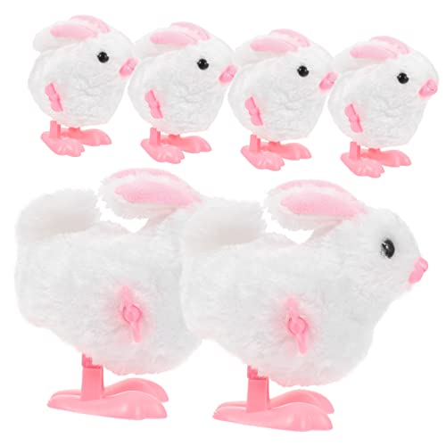 BESPORTBLE 6Stücke Aufziehspielzeug Osterhasen Plüsch Wind Up für Hüpfendes Kaninchen mit Aufziehmechanismus Osterpartygeschenk und Mitgebsel für Jungen BESPORTBLE 6Stücke Aufziehspielzeug Osterhasen Plüsch Wind Up für Hüpfendes Kaninchen mit Aufziehmechanismus Osterpartygeschenk und Mitgebsel für Jungen von BESPORTBLE