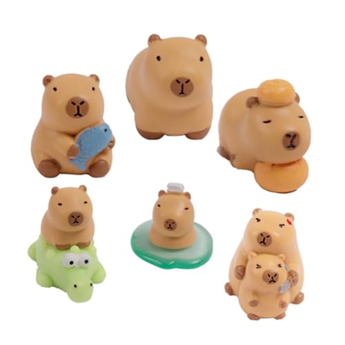BESPORTBLE 6Stücke Capybara Figuren aus Harz Handgefertigte Tiermodelle für Kreative Tischdekoration Realistische Mikro Landschafts Ornamente Souvenir oder Partyzubehör BESPORTBLE 6Stücke Capybara Figuren aus Harz Handgefertigte Tiermodelle für Kreative Tischdekoration Realistische Mikro Landschafts Ornamente Souvenir oder Partyzubehör von BESPORTBLE