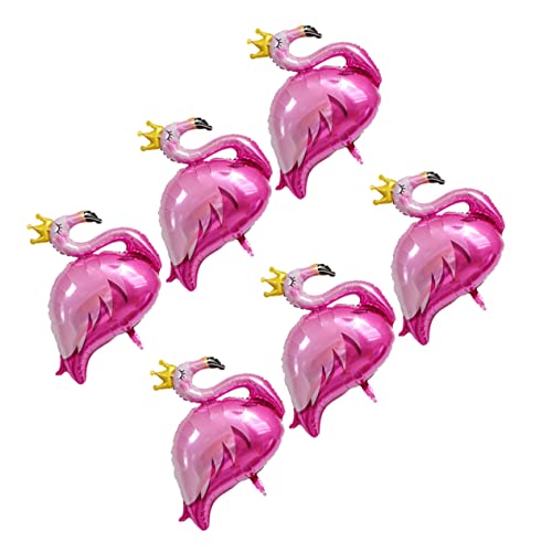 BESPORTBLE 6Stücke Flamingo Folienballons Aluminium Partyballons Für Hawaiianische Feierdekoration Für Geburtstagsfeiern Und Anlässe BESPORTBLE 6Stücke Flamingo Folienballons Aluminium Partyballons Für Hawaiianische Feierdekoration Für Geburtstagsfeiern Und Anlässe von BESPORTBLE
