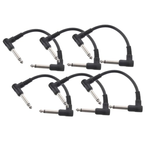 BESPORTBLE 6Stücke Gitarren Patchkabel Audio Kabel für Gitarre und Effektpedale Robustes Flaches Design für Musikinstrumente und Einfache Verkabelung BESPORTBLE 6Stücke Gitarren Patchkabel Audio Kabel für Gitarre und Effektpedale Robustes Flaches Design für Musikinstrumente und Einfache Verkabelung von BESPORTBLE