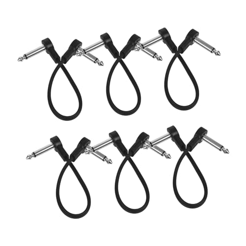 BESPORTBLE 6Stücke Gitarren Patchkabel Effektkabel für Gitarren Langlebig für von Effektpedalen und Instrumenten von BESPORTBLE