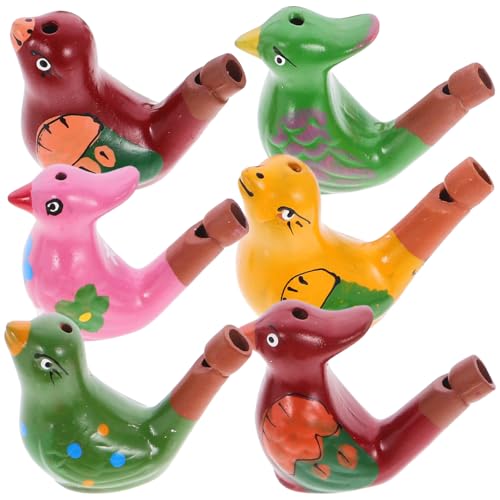BESPORTBLE 6 Stück Keramik Wasservogelpfeifen für Kinder Kleine Vogelpfeifen Geräuschmacher Bunt und Sicher für Kleinkinder für Geburtstagsfeiern und Spielzeug BESPORTBLE 6 Stück Keramik Wasservogelpfeifen für Kinder Kleine Vogelpfeifen Geräuschmacher Bunt und Sicher für Kleinkinder für Geburtstagsfeiern und Spielzeug von BESPORTBLE
