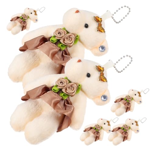BESPORTBLE 6Stücke Plüschbären Mit Hängenden Ketten Süße Cartoon Bär Puppen Für DIY Schlüsselanhänger Und Blumenstrauß Dekorationen Kleines BESPORTBLE 6Stücke Plüschbären Mit Hängenden Ketten Süße Cartoon Bär Puppen Für DIY Schlüsselanhänger Und Blumenstrauß Dekorationen Kleines von BESPORTBLE