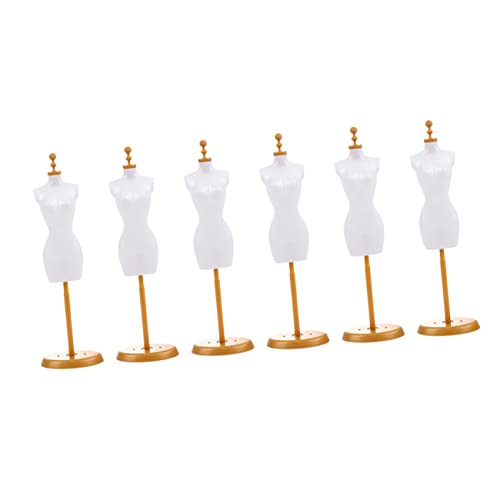 BESPORTBLE 6Stücke Teiliges DIY Puppenkleidung Schaufensterpuppenmodell Plastische Puppenständer Für Kleidungspräsentation Mannequin Für Puppenbekleidung Für Kreative von BESPORTBLE
