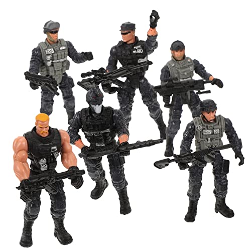 BESPORTBLE 6Stücke Teiliges Militärspielzeug Bewegliche Soldatenfiguren mit für Interaktives und Modell Szenen für Kinderpartys und Tischdekoration BESPORTBLE 6Stücke Teiliges Militärspielzeug Bewegliche Soldatenfiguren mit für Interaktives und Modell Szenen für Kinderpartys und Tischdekoration von BESPORTBLE