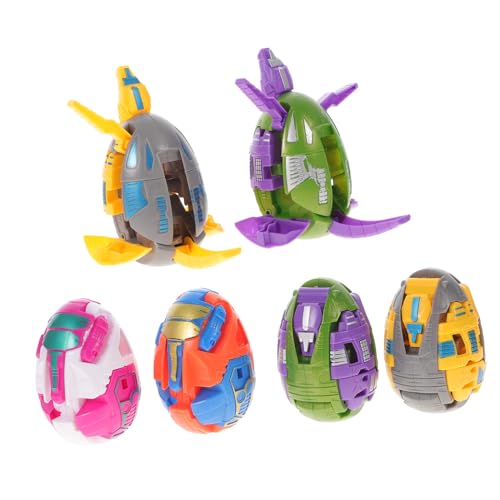 BESPORTBLE 6Stücke Teiliges Transformierender Dinosaurier Eier Spielzeuge Simulation Dinosaurierspielzeug für Lustige Tiermodelle für Dinosaurier Fans BESPORTBLE 6Stücke Teiliges Transformierender Dinosaurier Eier Spielzeuge Simulation Dinosaurierspielzeug für Lustige Tiermodelle für Dinosaurier Fans von BESPORTBLE