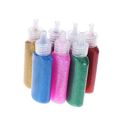 BESPORTBLE 7 Stück Teiliges Glitter Glue Set Malwerkzeug Glitzerkleber Bastelkleister für DIY Holzkunst Papierbasteln Rot Gold Grün Silber BESPORTBLE 7 Stück Teiliges Glitter Glue Set Malwerkzeug Glitzerkleber Bastelkleister für DIY Holzkunst Papierbasteln Rot Gold Grün Silber von BESPORTBLE