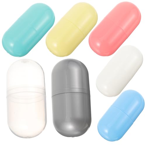 BESPORTBLE 7Stücke Füllbare Ostereier Kapseln aus Kunststoff Leere Aufbewahrungsboxen für Bonbons und für Ostern Hochzeiten und Kinderpartys von BESPORTBLE