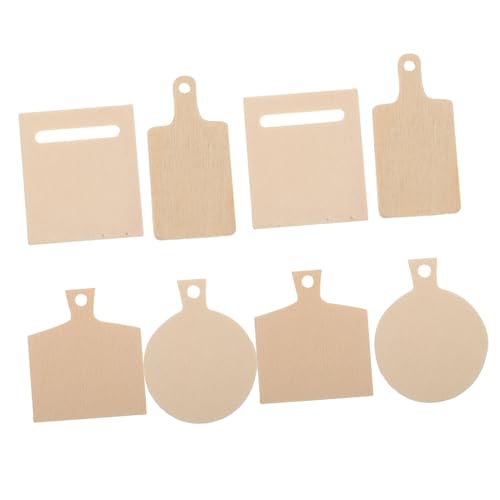 BESPORTBLE 8 Stück Mini Schneidebretter Holz Miniatur Schneidebretter für Puppenhaus Küche Unbehandelt für DIY Bastelprojekte und Dekoration Sicher BESPORTBLE 8 Stück Mini Schneidebretter Holz Miniatur Schneidebretter für Puppenhaus Küche Unbehandelt für DIY Bastelprojekte und Dekoration Sicher von BESPORTBLE