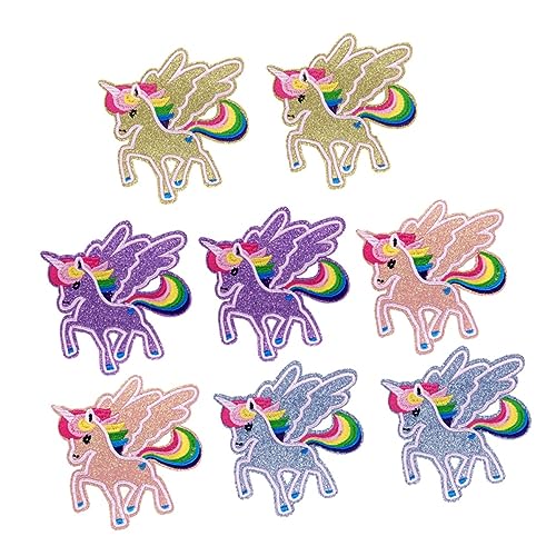 BESPORTBLE 8 Stück Stickstoff Patch Einhorn-Patches entzückende Stickereiflecken Stoffaufkleber Patches nähen BESPORTBLE 8 Stück Stickstoff Patch Einhorn-Patches entzückende Stickereiflecken Stoffaufkleber Patches nähen von BESPORTBLE