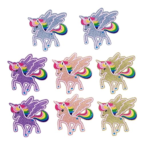BESPORTBLE 8 Stück Stickstoff Patch entzückende Stickereiflecken Patches nähen Stoffaufkleber Einhorn-Patches BESPORTBLE 8 Stück Stickstoff Patch entzückende Stickereiflecken Patches nähen Stoffaufkleber Einhorn-Patches von BESPORTBLE