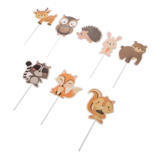 BESPORTBLE 8 Stück Teiliges Dschungel Tier Themen Cupcake Toppers Kreative Dekoration für Kindergeburtstag Muffins und Partys Niedliche Tortenstecker für Unvergessliche BESPORTBLE 8 Stück Teiliges Dschungel Tier Themen Cupcake Toppers Kreative Dekoration für Kindergeburtstag Muffins und Partys Niedliche Tortenstecker für Unvergessliche von BESPORTBLE