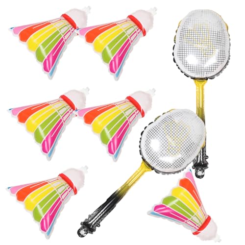 BESPORTBLE 8 Stück Teiliges Luftballons Badminton Racket Aluminiumfolie Bunte Dekoration für Geburtstagsfeiern Hochzeiten und Einfach Aufzublasen Langlebig und Robust für Sport Mottopartys BESPORTBLE 8 Stück Teiliges Luftballons Badminton Racket Aluminiumfolie Bunte Dekoration für Geburtstagsfeiern Hochzeiten und Einfach Aufzublasen Langlebig und Robust für Sport Mottopartys von BESPORTBLE