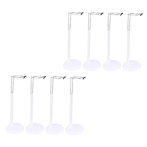 BESPORTBLE 8 Stück Teiliges Puppenständer Weißer Puppenhalter Stabiler Puppenständer mit Breiter Basis für Regale oder Tische für Kinderzimmer und Geschäfte BESPORTBLE 8 Stück Teiliges Puppenständer Weißer Puppenhalter Stabiler Puppenständer mit Breiter Basis für Regale oder Tische für Kinderzimmer und Geschäfte von BESPORTBLE