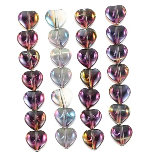 BESPORTBLE 80 Stück Herzförmige Glasperlen Gradient Crystal Beads für Diy Schmuckherstellung für Armbänder und Vielseitige Bastelperlen mit Je Perlen BESPORTBLE 80 Stück Herzförmige Glasperlen Gradient Crystal Beads für Diy Schmuckherstellung für Armbänder und Vielseitige Bastelperlen mit Je Perlen von BESPORTBLE