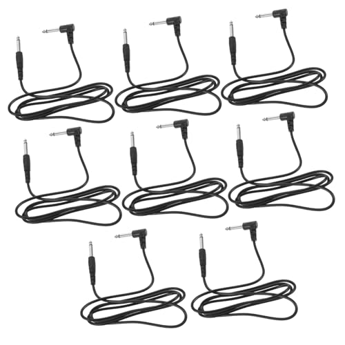 BESPORTBLE 8Stücke Gitarrenkabel Instrumentenkabel Für Gitarre Bass Und Flexibles Und Langlebiges Gitarrenzubehör Mit Sicherer Verbindung Und Hoher von BESPORTBLE