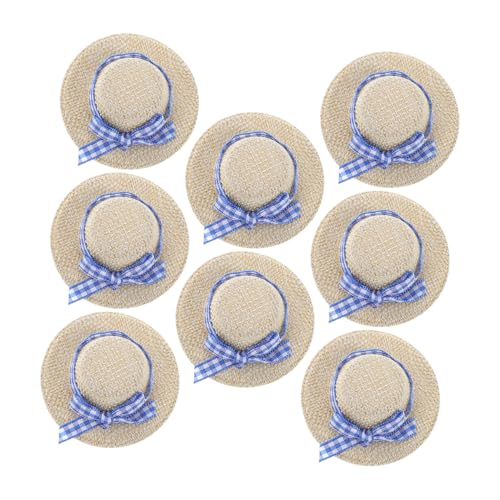 BESPORTBLE 8Stücke Mini Strohhüte mit Schleife Puppenhüte für Puppenoutfits Dekorative Mini Hüte Vielseitige Bastel und Foto Requisiten Langlebige Puppendekoration für Kreative Projekte BESPORTBLE 8Stücke Mini Strohhüte mit Schleife Puppenhüte für Puppenoutfits Dekorative Mini Hüte Vielseitige Bastel und Foto Requisiten Langlebige Puppendekoration für Kreative Projekte von BESPORTBLE