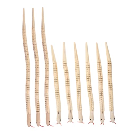 BESPORTBLE 9 Stück Teiliges Realistischer Unbehandelter Holzschlangen mit Gelenken Flexibles für DIY Bemalbar Vielseitig für Geburtstagsfeiern Lernspielzeug Sichere Holzfiguren BESPORTBLE 9 Stück Teiliges Realistischer Unbehandelter Holzschlangen mit Gelenken Flexibles für DIY Bemalbar Vielseitig für Geburtstagsfeiern Lernspielzeug Sichere Holzfiguren von BESPORTBLE