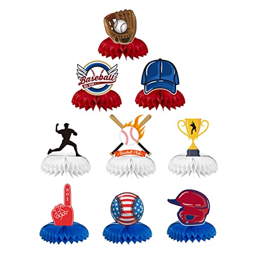 BESPORTBLE 9Stücke Baseball Themen Waben Mittelstücke Dekoration Für Geburtstagsfeiern Sport Motto Party Tischdeko Für Baseballfans Tischdekoration Für Kindergeburtstage BESPORTBLE 9Stücke Baseball Themen Waben Mittelstücke Dekoration Für Geburtstagsfeiern Sport Motto Party Tischdeko Für Baseballfans Tischdekoration Für Kindergeburtstage von BESPORTBLE